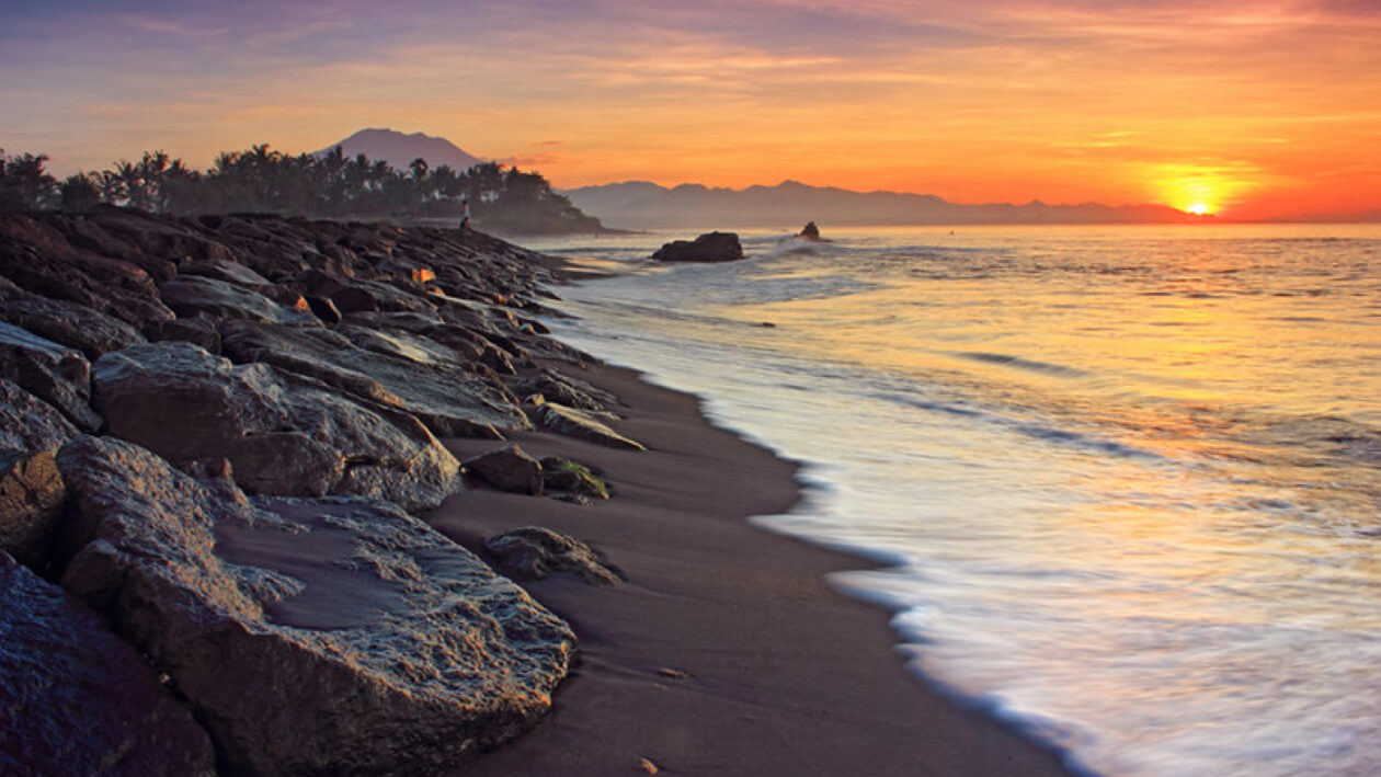 Black Sand Beach Sunsets