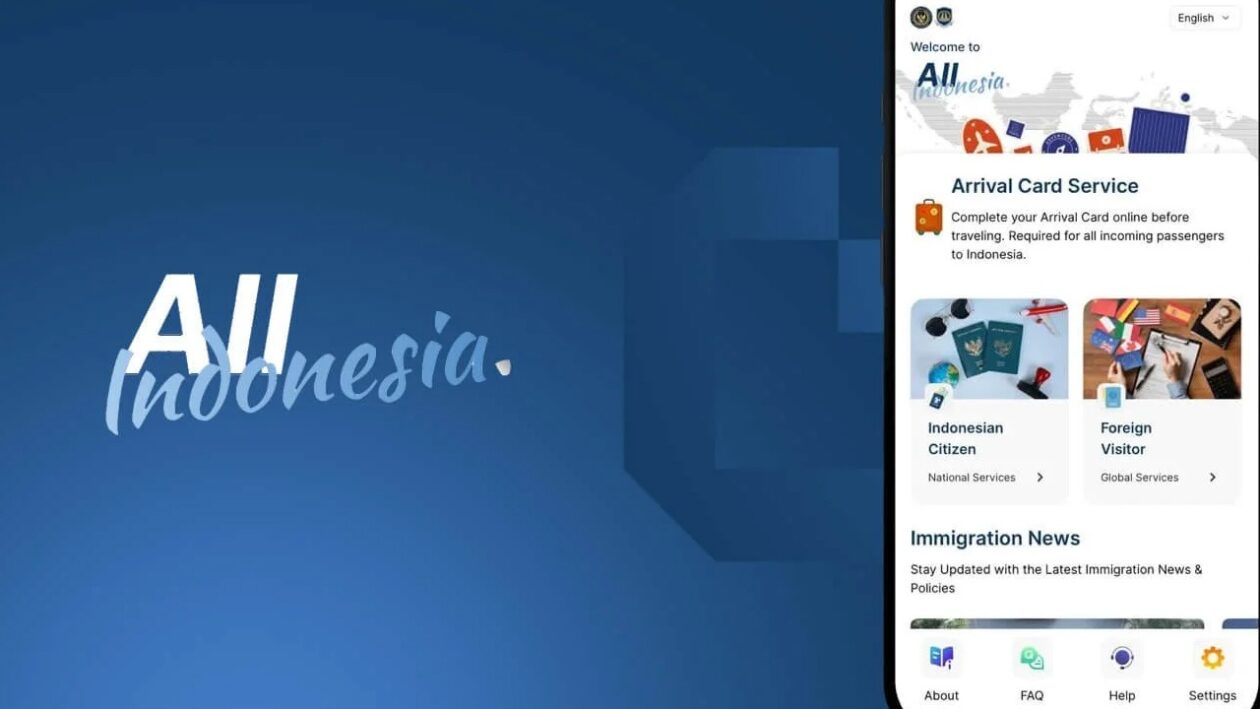 What is the All Indonesia Digital Arrival Card